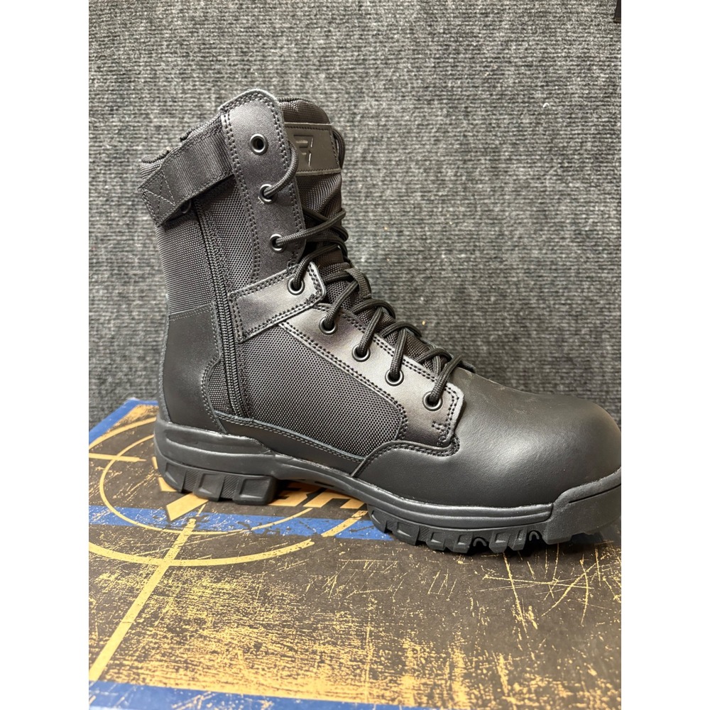 Bates Tac Sport 8 Inch Side Zip Black Tactical Boots E24800 Mens 8.5 M